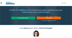 Desktop Screenshot of horadoemprego.com.br