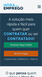 Mobile Screenshot of horadoemprego.com.br