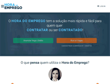 Tablet Screenshot of horadoemprego.com.br
